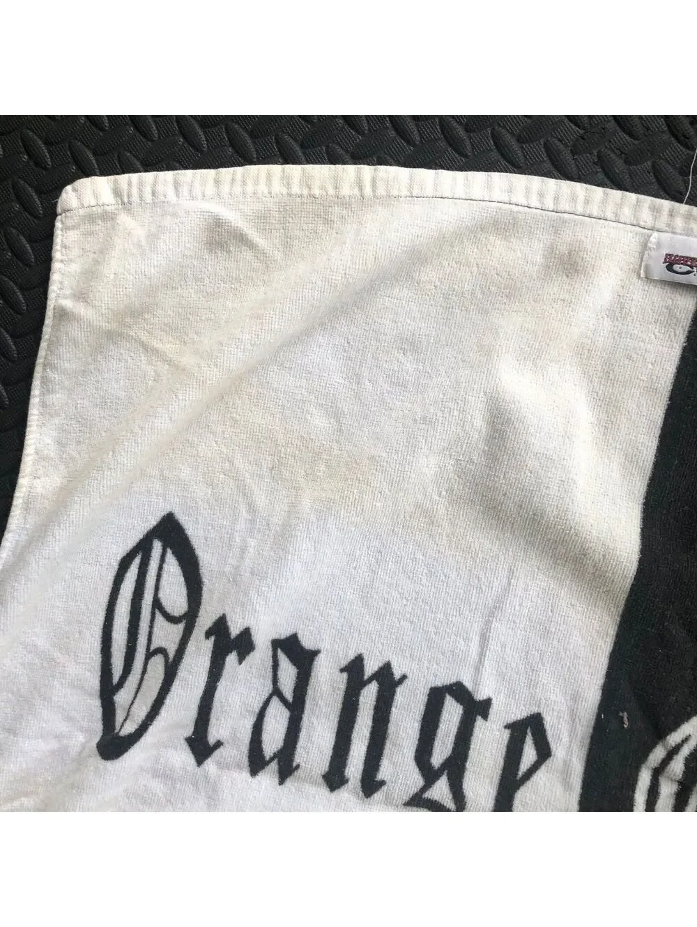 C.O.C. Orange County Choppers Black and White Cotton Towel